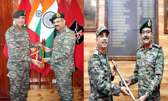 New GOCs take charge of two Army divisions in Kashmir